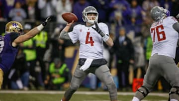 SEATTLE, WA - NOVEMBER 25: Quarterback Luke Falk