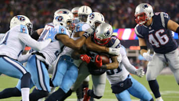 FOXBOROUGH, MA - JANUARY 13: Brandon Bolden