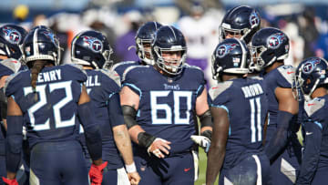 Center Ben Jones #60 of the Tennessee Titans (Photo by Wesley Hitt/Getty Images)
