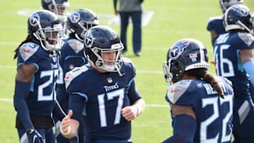 Ryan Tannehill (17), Derrick Henry (22) Mandatory Credit: Imagn Images photo pool