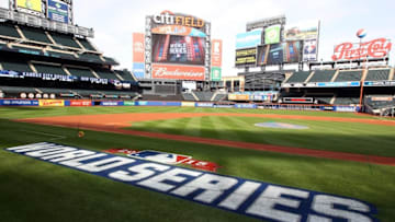 Oct 29, 2015; New Yrok, NY, USA; General view of Citi Field during practice a day before game three of the 2015 World Series between the New York Mets and the Kansas City Royals at Citi Field. Mandatory Credit: Brad Penner-USA TODAY Sports