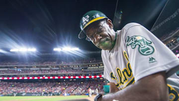 Sep 16, 2016; Arlington, TX, USA; Oakland Athletics third base coach Ron Washington (38) poses for a photo during the game between the Texas Rangers and the Athletics at Globe Life Park in Arlington. The Rangers defeat the A