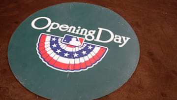MILWAUKEE, WI - MARCH 31: On Deck circle before the game between the Atlanta Braves and the Milwaukee Brewers during Opening Day at Miller Park on March 31, 2014 in Milwaukee, Wisconsin. (Photo by Mike McGinnis/Getty Images)