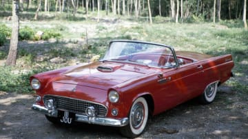 A 1955 Ford Thunderbird. It was fun for Atlanta Braves fans for a while, then... (Photo by National Motor Museum/Heritage Images/Getty Images)