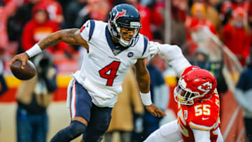 Deshaun Watson #4 of the Houston Texans (Photo by David Eulitt/Getty Images)
