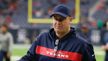 HOUSTON, TX - DECEMBER 09: Head coach Bill O'Brien of the Houston Texans before playing the Indianapolis Colts at NRG Stadium on December 9, 2018 in Houston, Texas. (Photo by Bob Levey/Getty Images)