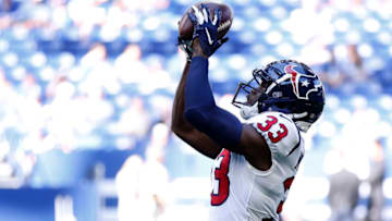 A.J. Moore Jr. #33 of the Houston Texans (Photo by Justin Casterline/Getty Images)