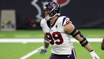 J.J. Watt #99 of the Houston Texans (Photo by Bob Levey/Getty Images)