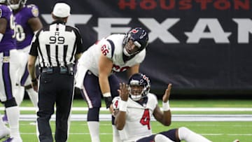 Deshaun Watson #4 of the Houston Texans (Photo by Bob Levey/Getty Images)