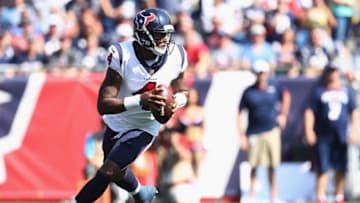 FOXBORO, MASSACHUSETTS - SEPTEMBER 24: Deshaun Watson