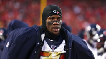 Houston Texans linebacker Jacob Martin (54) Mandatory Credit: Mark J. Rebilas-USA TODAY Sports
