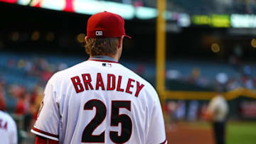 May 11, 2015; Phoenix, AZ, USA; Arizona Diamondbacks pitcher Archie Bradley against the Washington Nationals at Chase Field. Mandatory Credit: Mark J. Rebilas-USA TODAY Sports