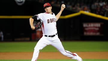 Apr 6, 2016; Phoenix, AZ, USA; Arizona Diamondbacks starting pitcher Patrick Corbin (46) throws during the first inning against the Colorado Rockies at Chase Field. Mandatory Credit: Matt Kartozian-USA TODAY Sports