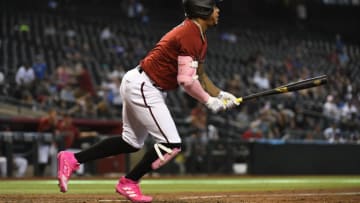 Ketel Marte #4 of the Arizona Diamondbacks (Photo by Norm Hall/Getty Images)