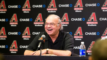 Ken Kendrick rarely smiling (Photo by Sarah Sachs/Arizona Diamondbacks/Getty Images)