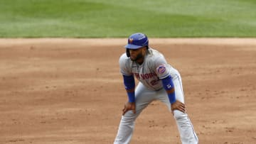 NEW YORK, NEW YORK - AUGUST 28: (NEW YORK DAILIES OUT) Robinson Cano #24 of the New York Mets in action against the New York Yankees at Yankee Stadium on August 28, 2020 in New York City. The Mets defeated the Yankees 6-4. (Photo by Jim McIsaac/Getty Images)