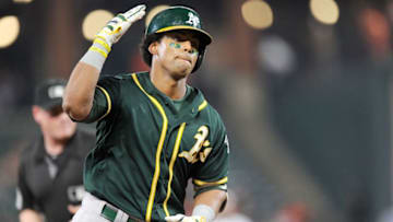 BALTIMORE, MD - AUGUST 22: Khris Davis
