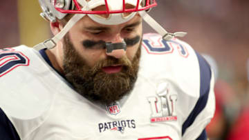 HOUSTON, TX - FEBRUARY 05: New England Patriots player Rob Ninkovich during the Super Bowl LI Pregame Show at NRG Stadium on February 5, 2017 in Houston, Texas. (Photo by Christopher Polk/Getty Images)