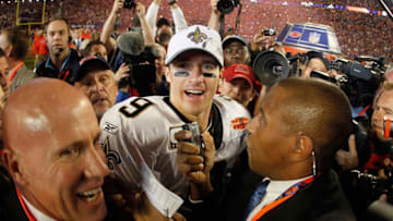 MIAMI GARDENS, FL - FEBRUARY 07: Drew Brees