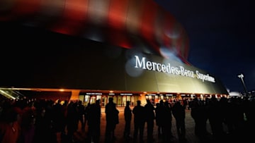 NEW ORLEANS, LA - JANUARY 01: Patrons wait outside the Mercedes-Benz Superdome before the Mississippi Rebels take on the Oklahoma State Cowboys during the Allstate Sugar Bowl at Mercedes-Benz Superdome on January 1, 2016 in New Orleans, Louisiana. (Photo by Stacy Revere/Getty Images)