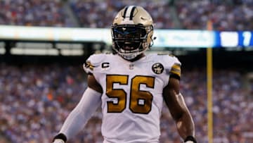Demario Davis #56 of the New Orleans Saints (Photo by Jim McIsaac/Getty Images)