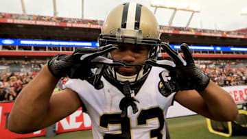 TAMPA, FL - DECEMBER 09: Marshon Lattimore #23 of the New Orleans Saints reacts to a play during a game against the Tampa Bay Buccaneers at Raymond James Stadium on December 9, 2018 in Tampa, Florida. (Photo by Mike Ehrmann/Getty Images)