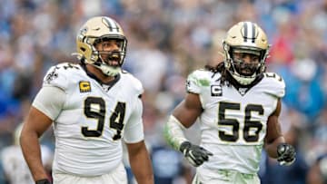 Cameron Jordan and Demario Davis (Photo by Wesley Hitt/Getty Images)