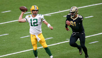 Aaron Rodgers #12 of the Green Bay Packers (Photo by Sean Gardner/Getty Images)