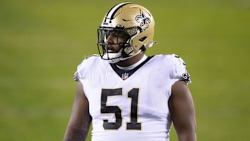 Cesar Ruiz, New Orleans Saints (Photo by Mitchell Leff/Getty Images)
