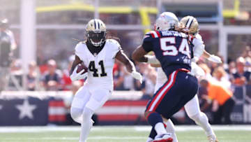 Alvin Kamara #41 of the New Orleans Saints (Photo by Elsa/Getty Images)