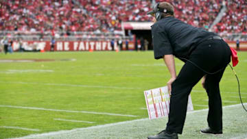 SANTA CLARA, CA - NOVEMBER 6: Head coach Sean Payton of the New Orleans Saints watches his team against the San Francisco 49ers on November, 6 2016 at Levi's Stadium in Santa Clara, California. The Saints won 41-23. (Photo by Brian Bahr/Getty Images)