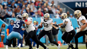 Adam Trautman, New Orleans Saints (Photo by Wesley Hitt/Getty Images)
