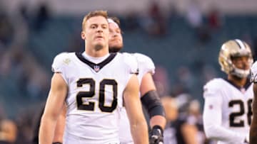 Pete Werner, New Orleans Saints. (Photo by Mitchell Leff/Getty Images)