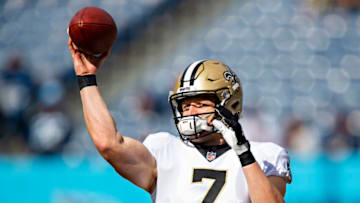 Taysom Hill, New Orleans Saints. (Photo by Wesley Hitt/Getty Images)