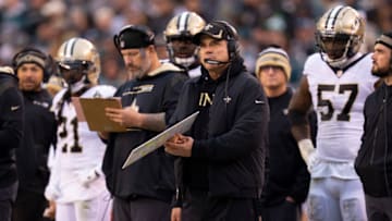 Sean Payton, New Orleans Saints. (Photo by Mitchell Leff/Getty Images)