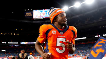 Teddy Bridgewater #5 of the Denver Broncos. (Photo by Justin Edmonds/Getty Images)