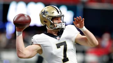 Taysom Hill, New Orleans Saints. (Photo by Todd Kirkland/Getty Images)