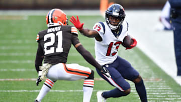 Brandin Cooks #13 of the Houston Texans. (Photo by Jamie Sabau/Getty Images)