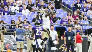 New Orleans Saints wide receiver Marquez Callaway (1) - Mandatory Credit: Tommy Gilligan-USA TODAY Sports