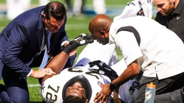 New Orleans Saints offensive tackle Terron Armstead - Mandatory Credit: Stephen Lew-USA TODAY Sports
