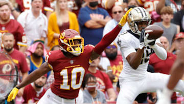 New Orleans Saints cornerback Paulson Adebo - Mandatory Credit: Geoff Burke-USA TODAY Sports