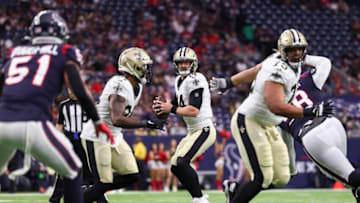 New Orleans Saints quarterback Andy Dalton -Mandatory Credit: Troy Taormina-USA TODAY Sports