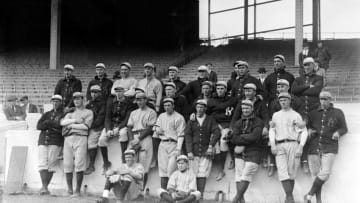 The New York Yankees (baseball) april 4, 1913. (Photo by APIC/Getty Images)