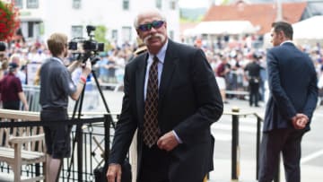 Jul 20, 2019; Cooperstown, NY, USA; Hall of Famer Rich Gossage arrives at the National Baseball Hall of Fame during the Parade of Legends. Mandatory Credit: Gregory J. Fisher-USA TODAY Sports