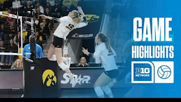 Iowa at Illinois | Highlights | Big Ten Volleyball | 11/02/2025