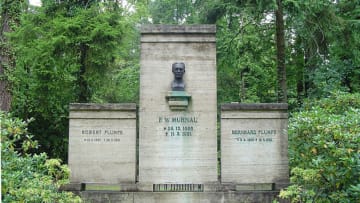 The grave of German film director F.W. Murnau