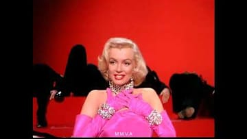 Marilyn Monroe in "Gentlemen Prefer Blondes" - "Diamonds Are A Girls Best Friend"