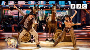 Paul Merson and Karen Hauer Cha Cha to the Them from The Magnificent Seven ✨ BBC Strictly 2024
