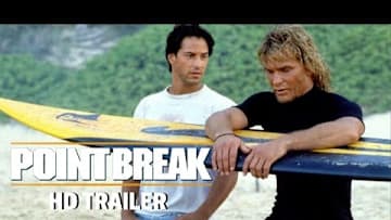 POINT BREAK (1991) Trailer #1 - Patrick Swayze - Keanu Reeves