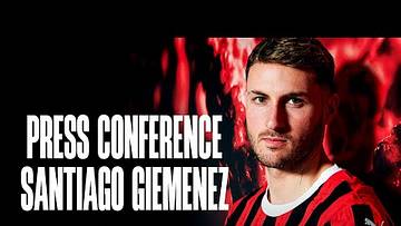 Santiago Gimenez | Presentation Press conference with Zlatan Ibrahimović